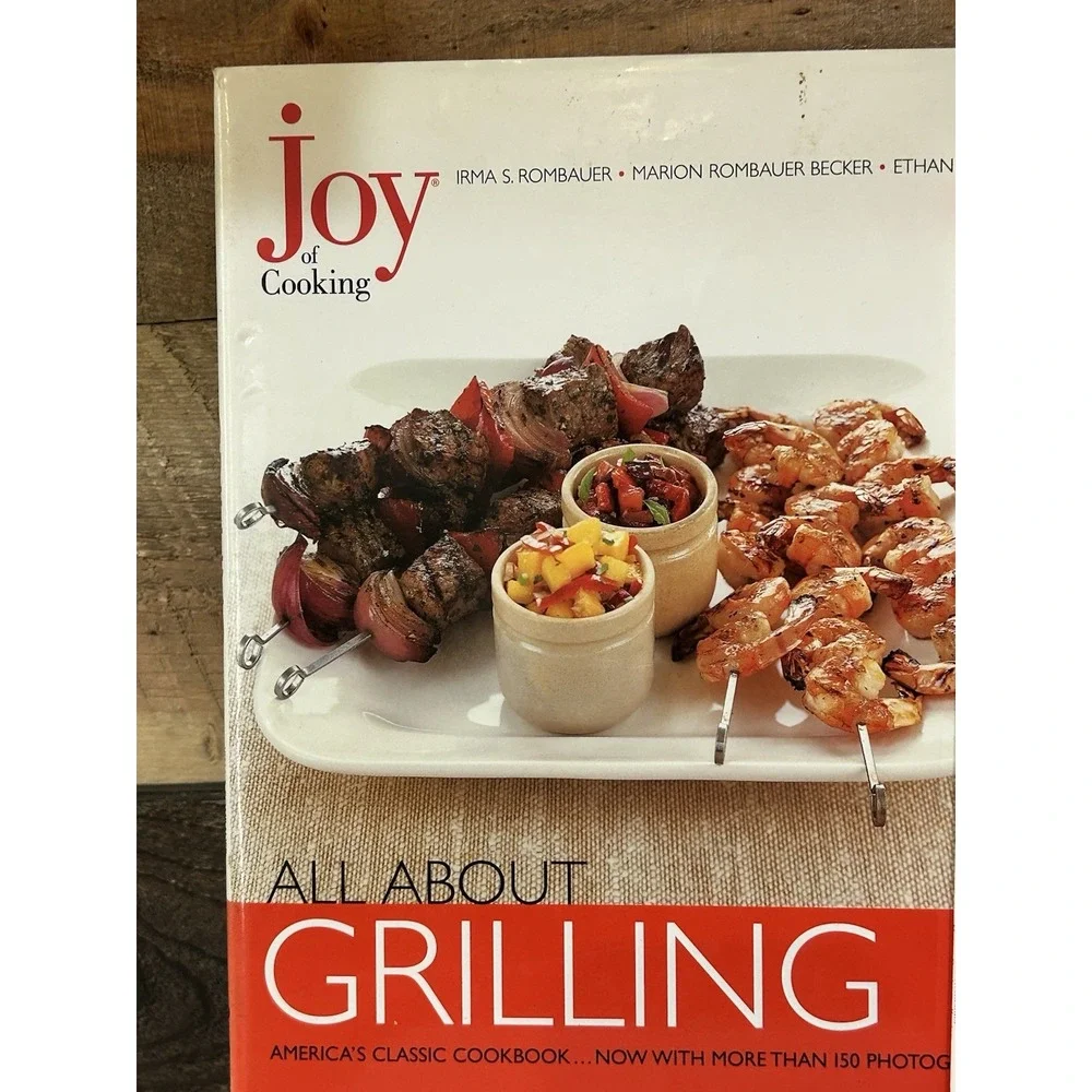 The Joy of Grilling and Christmas Cookies by Rombauer and Becker Lot of 2